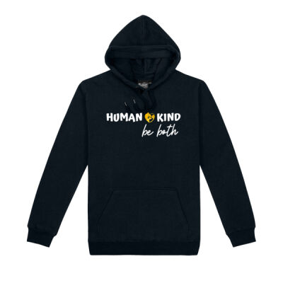 Human-kind with back logo - Mens Maverick Hoodie Thumbnail