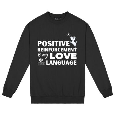 Positive reinforcement is my love language (DOG)  - Kids Standard Crew Thumbnail